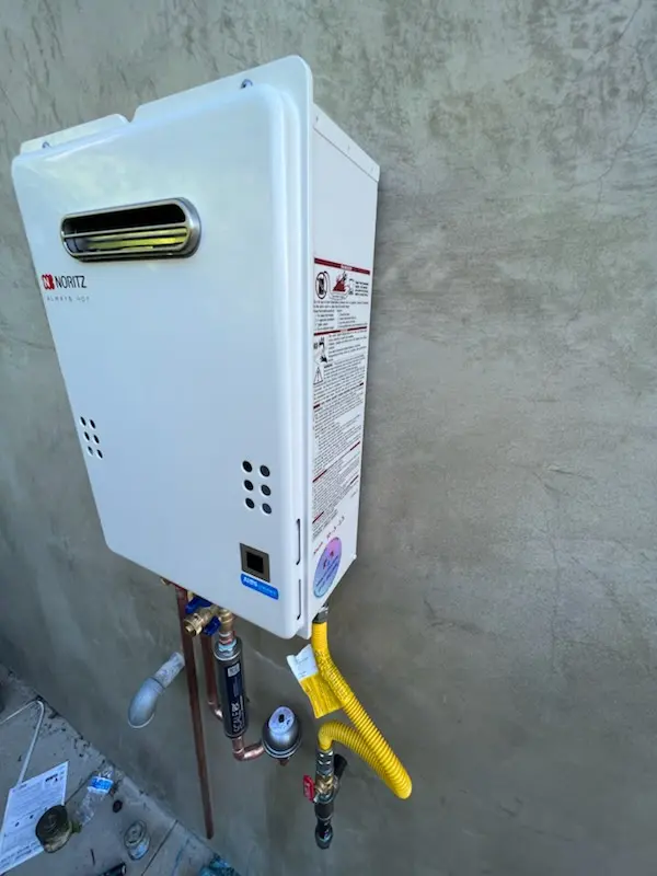 Tankless water heater installation for Bernards homes