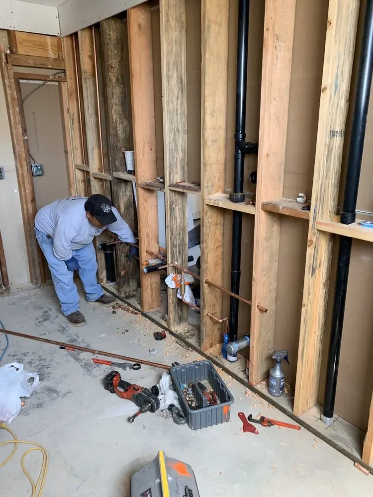 Commercial rough-in plumbing for Water Heater Replacement in Bernards